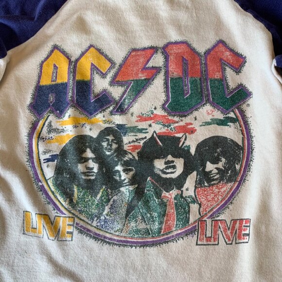 AC/DC Trunk LTD Limited Edition T-Shirt Kids 5-6 Tee Top ACDC Vintage Style Kid - Picture 3 of 9